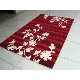 Blossom Red bespoke designed rug