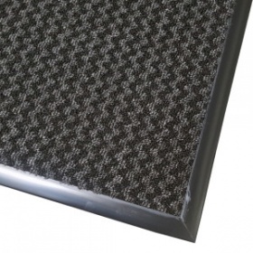 Corner product image of our dual fibre loop system that traps dirt an moisture more effectively than conventional matting.