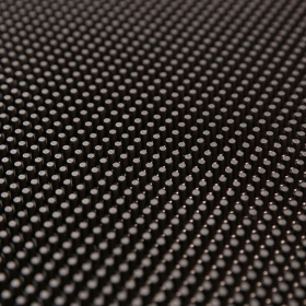 Superclose up of the Multiguard Mats beveled edging and flexible rubber ringers that scrape shoes and trap dirt.