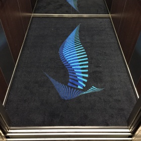 Insitu image of a custom lift mat made to measure