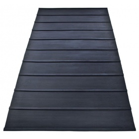 Full product image of the Ramp Mat made from a specialised heavy duty rubber with a ribbed anti-slip profile.
