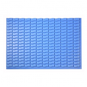 Corner product image of the blue S-mat which is suited for wet areas such as swimming pool surrounds
