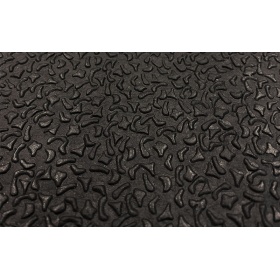 Close up image of the Rubber stable mat slightly cushioned bubble surface