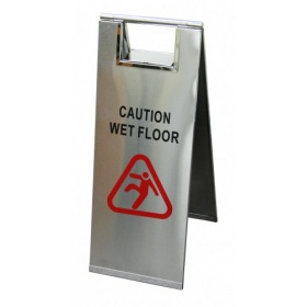 Full product image of Stainless Steel A-Frame for wet floors