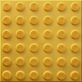Product image of the yellow tactile which is perfect for staircase steps in retail and commerical buildings